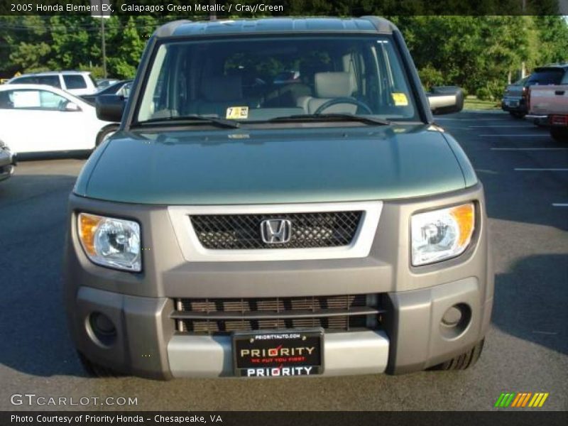 Galapagos Green Metallic / Gray/Green 2005 Honda Element EX