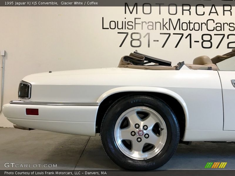 Glacier White / Coffee 1995 Jaguar XJ XJS Convertible