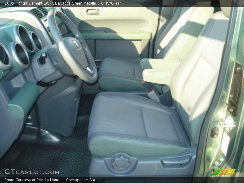 Galapagos Green Metallic / Gray/Green 2005 Honda Element EX
