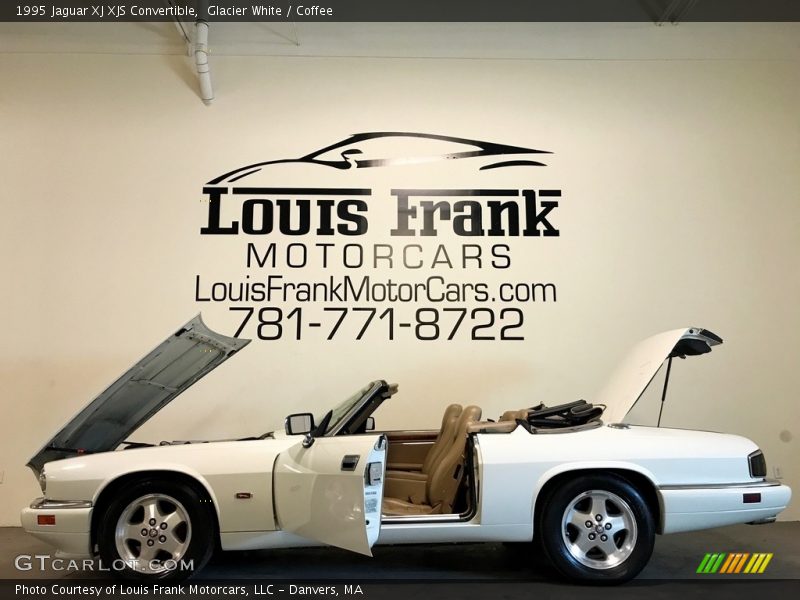 Glacier White / Coffee 1995 Jaguar XJ XJS Convertible