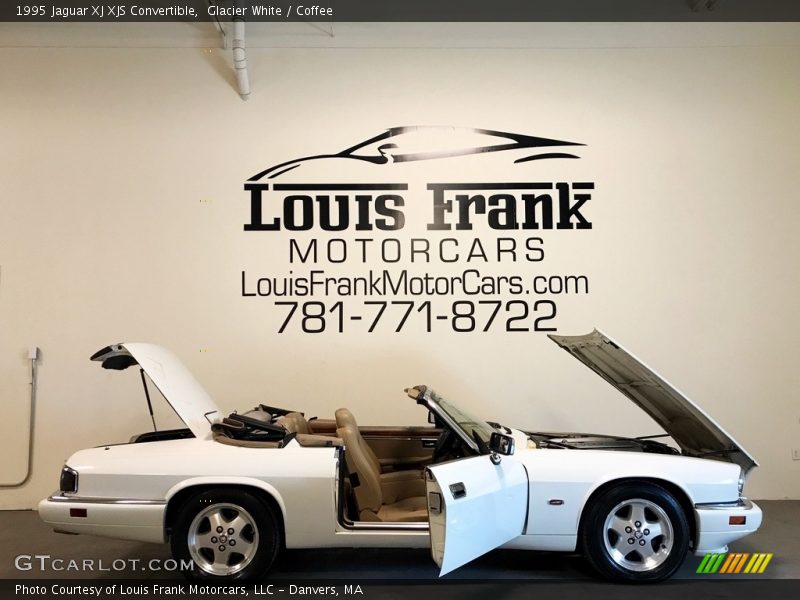 Glacier White / Coffee 1995 Jaguar XJ XJS Convertible