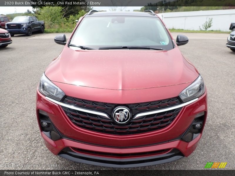 Chili Red Metallic / Ebony 2020 Buick Encore GX Select