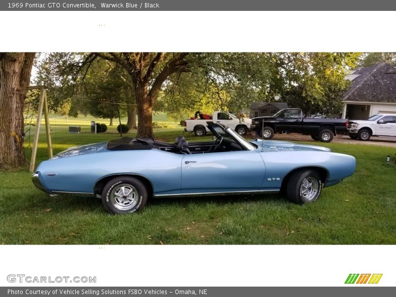  1969 GTO Convertible Warwick Blue