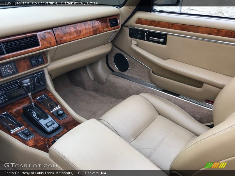 Glacier White / Coffee 1995 Jaguar XJ XJS Convertible