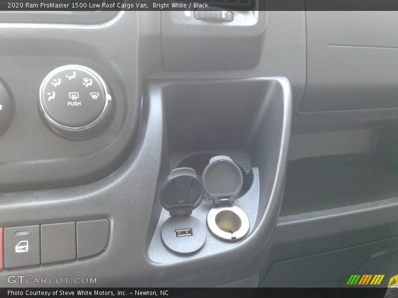 Bright White / Black 2020 Ram ProMaster 1500 Low Roof Cargo Van