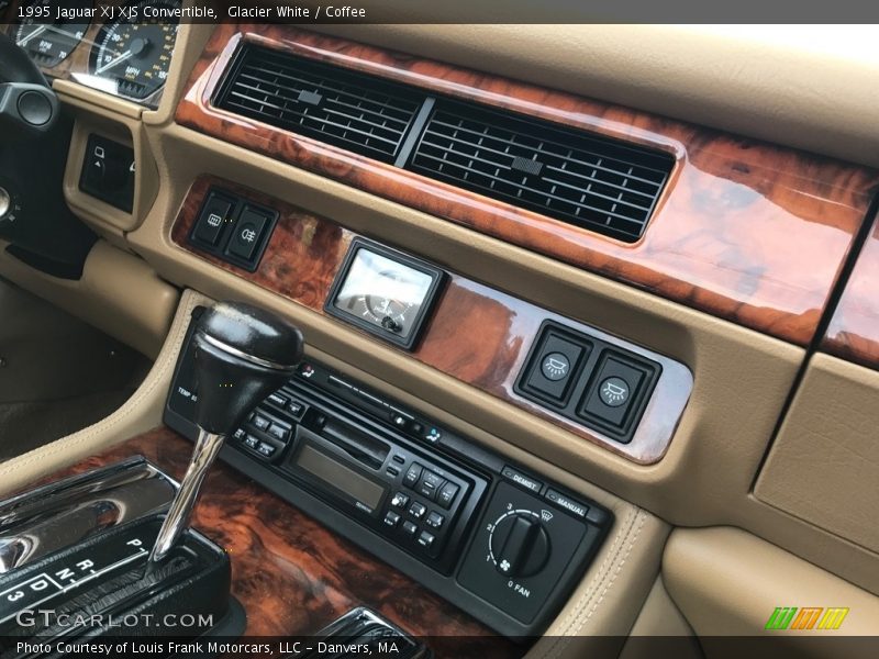 Glacier White / Coffee 1995 Jaguar XJ XJS Convertible