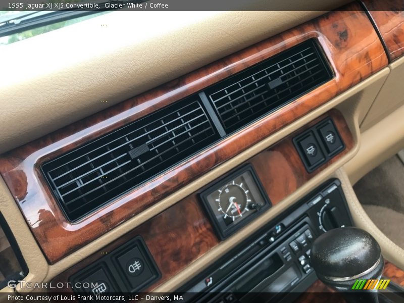 Glacier White / Coffee 1995 Jaguar XJ XJS Convertible