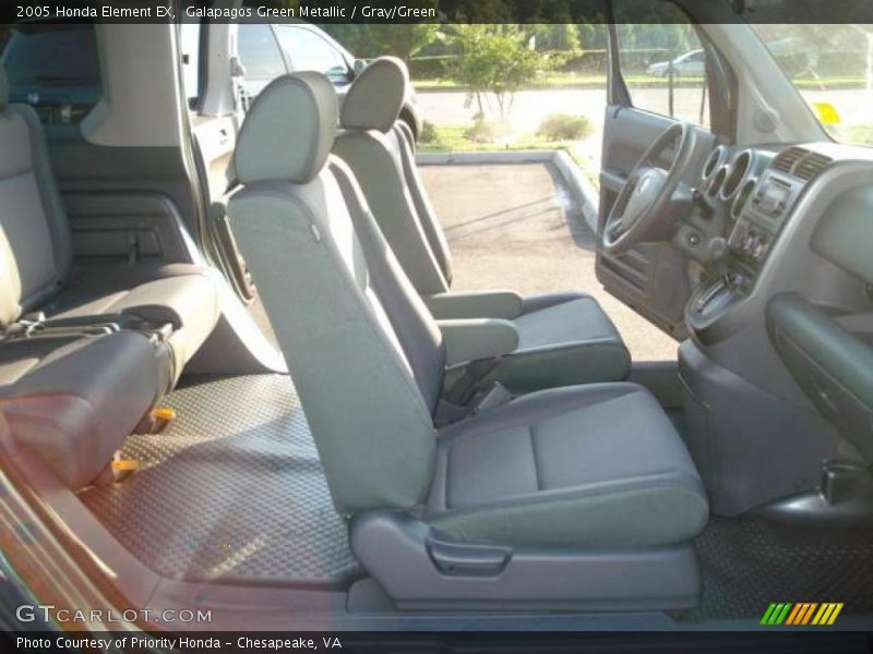 Galapagos Green Metallic / Gray/Green 2005 Honda Element EX
