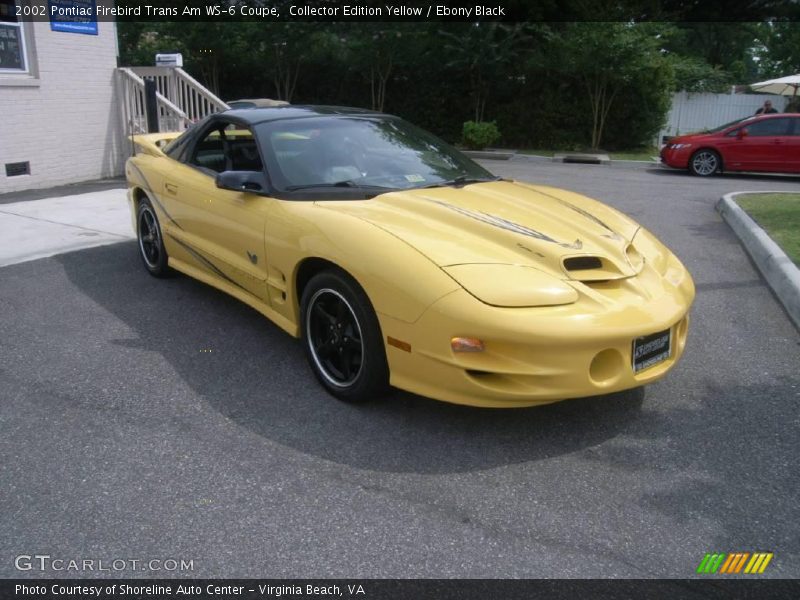Collector Edition Yellow / Ebony Black 2002 Pontiac Firebird Trans Am WS-6 Coupe
