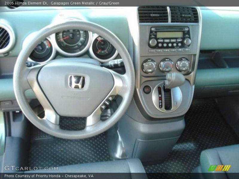 Galapagos Green Metallic / Gray/Green 2005 Honda Element EX