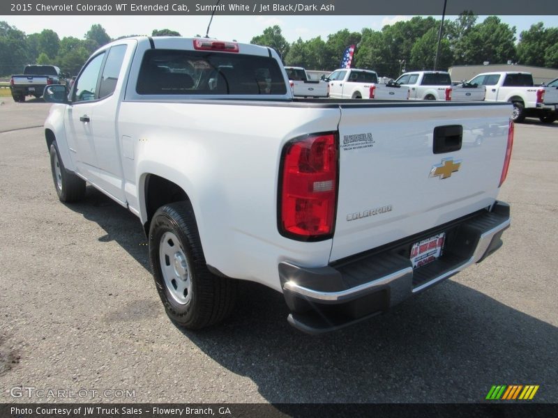 Summit White / Jet Black/Dark Ash 2015 Chevrolet Colorado WT Extended Cab