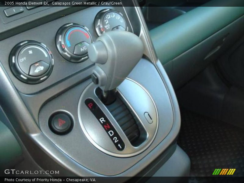 Galapagos Green Metallic / Gray/Green 2005 Honda Element EX