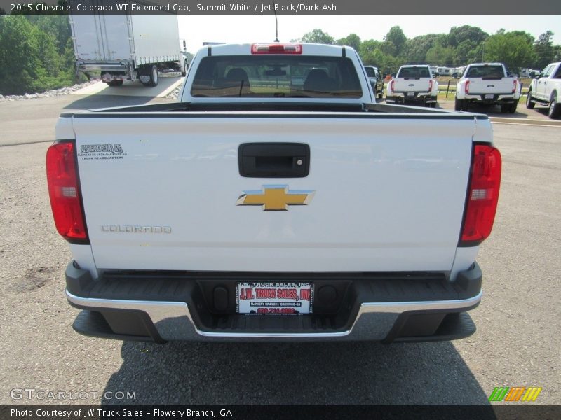 Summit White / Jet Black/Dark Ash 2015 Chevrolet Colorado WT Extended Cab
