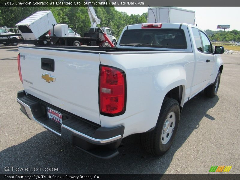 Summit White / Jet Black/Dark Ash 2015 Chevrolet Colorado WT Extended Cab