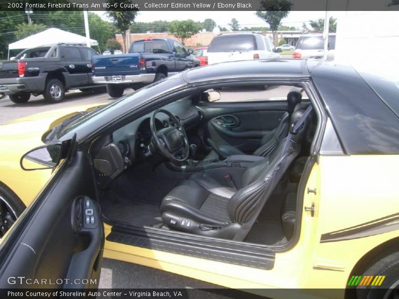 Collector Edition Yellow / Ebony Black 2002 Pontiac Firebird Trans Am WS-6 Coupe