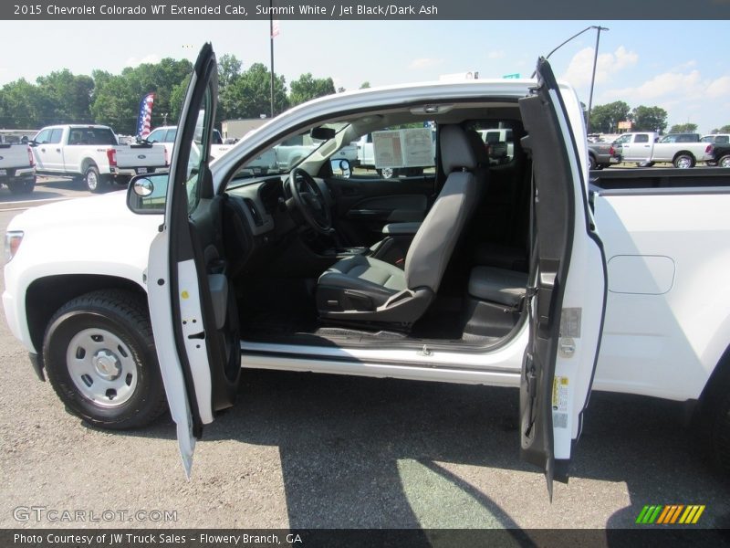 Summit White / Jet Black/Dark Ash 2015 Chevrolet Colorado WT Extended Cab