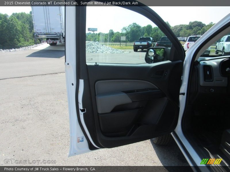 Summit White / Jet Black/Dark Ash 2015 Chevrolet Colorado WT Extended Cab