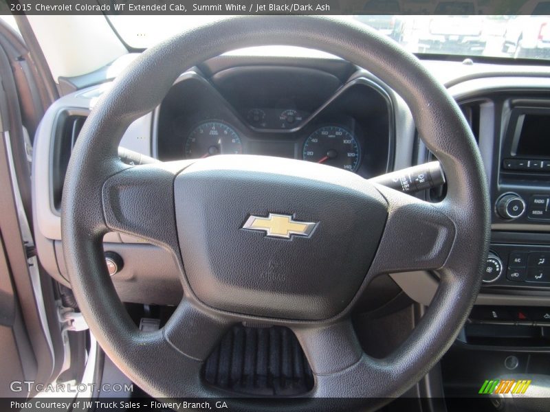 Summit White / Jet Black/Dark Ash 2015 Chevrolet Colorado WT Extended Cab