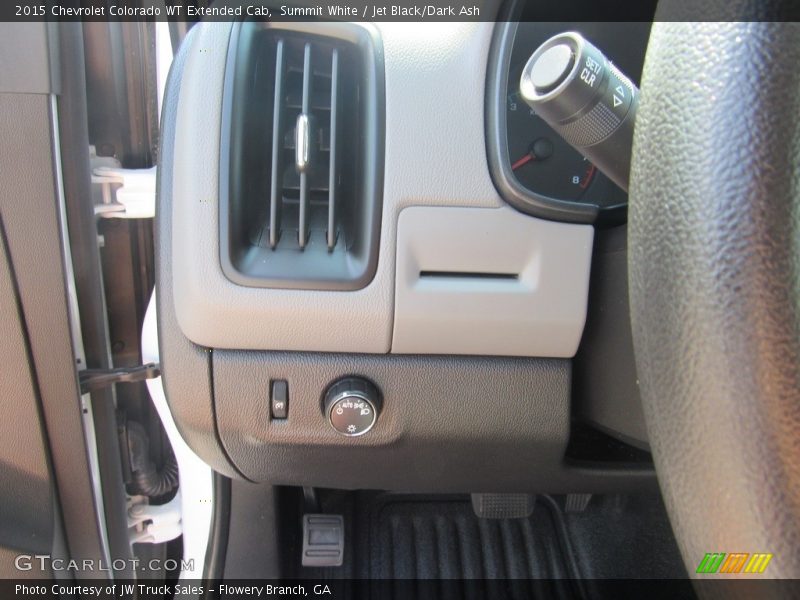 Summit White / Jet Black/Dark Ash 2015 Chevrolet Colorado WT Extended Cab
