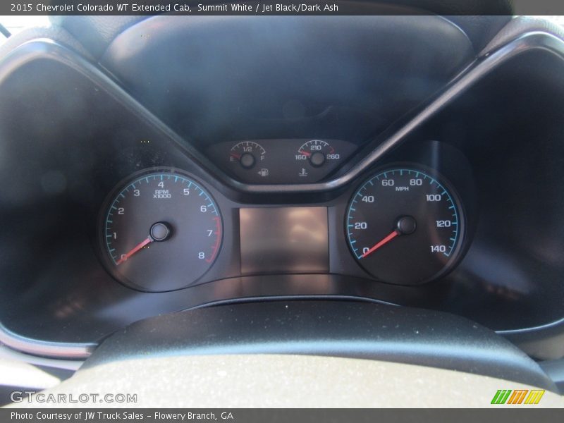 Summit White / Jet Black/Dark Ash 2015 Chevrolet Colorado WT Extended Cab