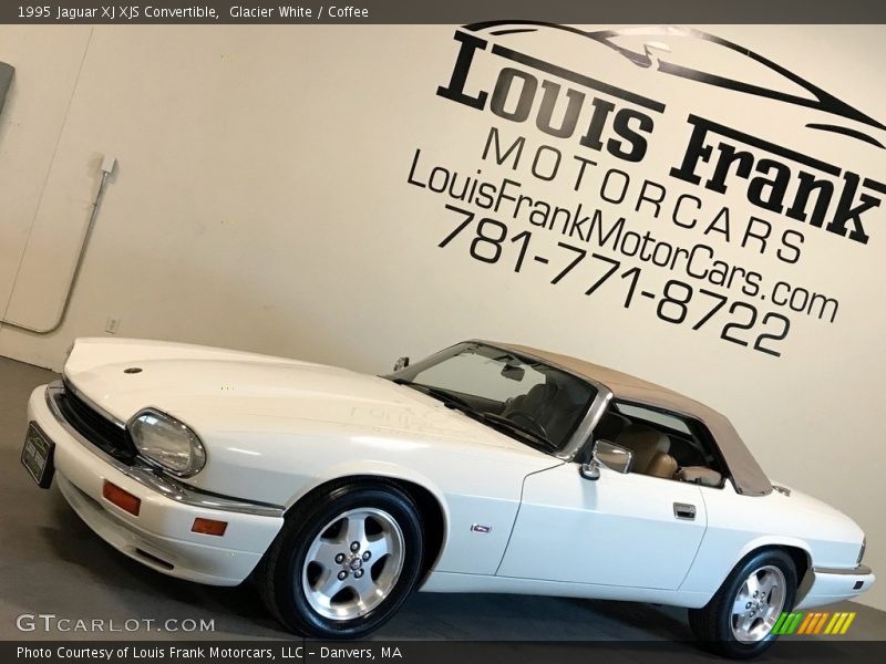 Glacier White / Coffee 1995 Jaguar XJ XJS Convertible