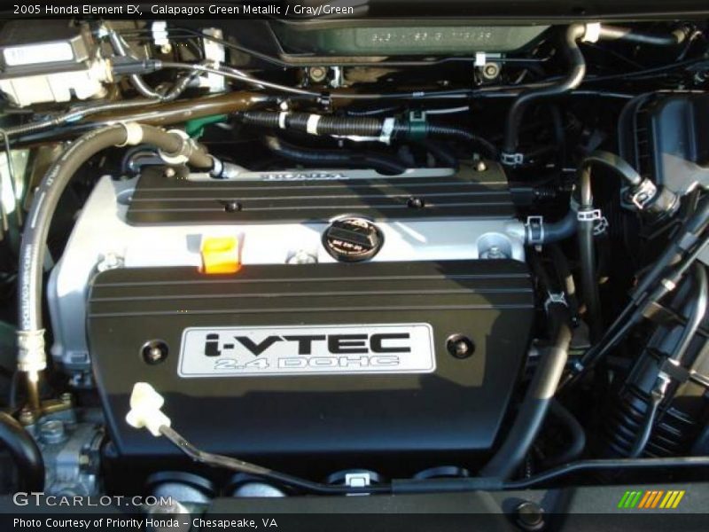 Galapagos Green Metallic / Gray/Green 2005 Honda Element EX