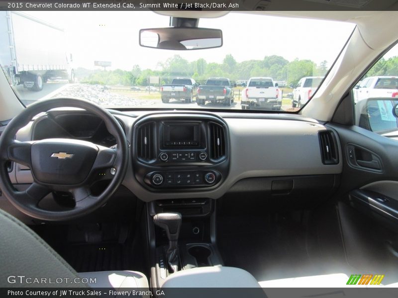 Summit White / Jet Black/Dark Ash 2015 Chevrolet Colorado WT Extended Cab