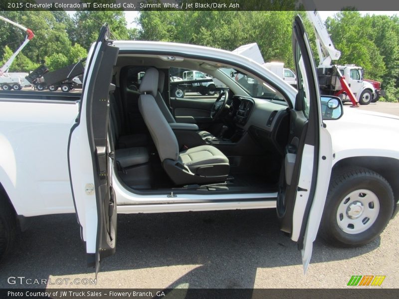 Summit White / Jet Black/Dark Ash 2015 Chevrolet Colorado WT Extended Cab