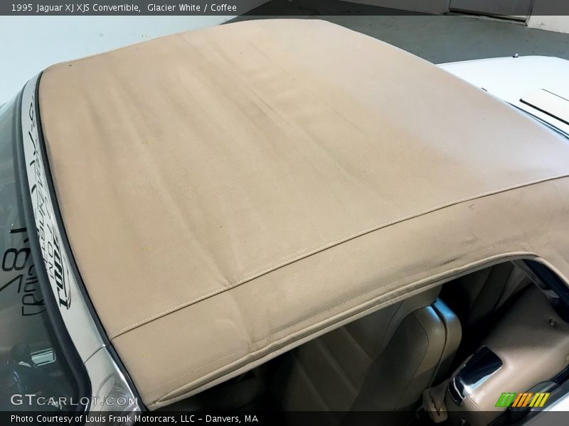 Glacier White / Coffee 1995 Jaguar XJ XJS Convertible