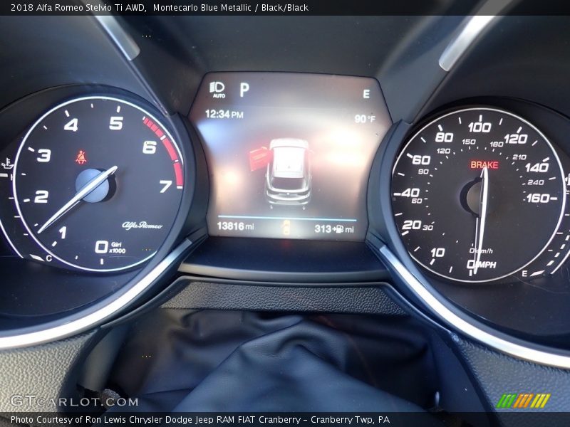 Montecarlo Blue Metallic / Black/Black 2018 Alfa Romeo Stelvio Ti AWD