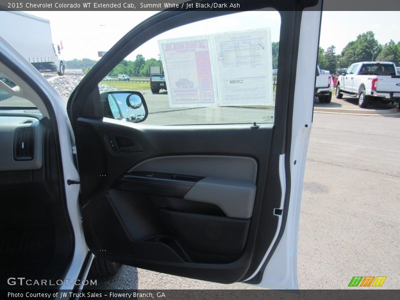 Summit White / Jet Black/Dark Ash 2015 Chevrolet Colorado WT Extended Cab