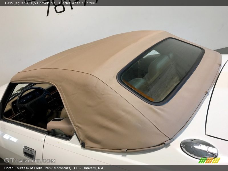 Glacier White / Coffee 1995 Jaguar XJ XJS Convertible