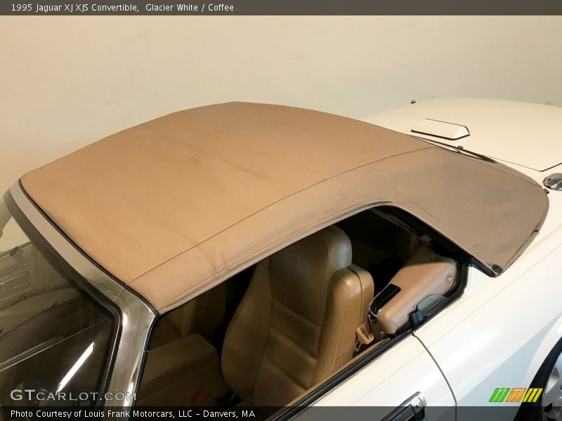 Glacier White / Coffee 1995 Jaguar XJ XJS Convertible
