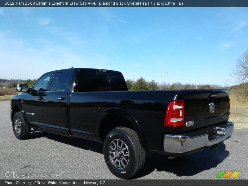 Diamond Black Crystal Pearl / Black/Cattle Tan 2019 Ram 2500 Laramie Longhorn Crew Cab 4x4