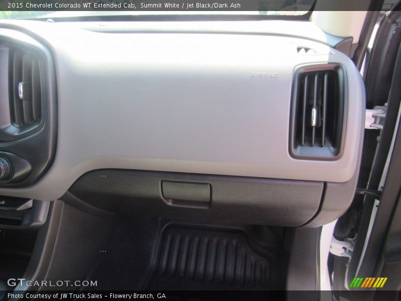 Summit White / Jet Black/Dark Ash 2015 Chevrolet Colorado WT Extended Cab
