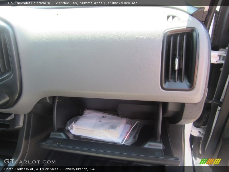Summit White / Jet Black/Dark Ash 2015 Chevrolet Colorado WT Extended Cab
