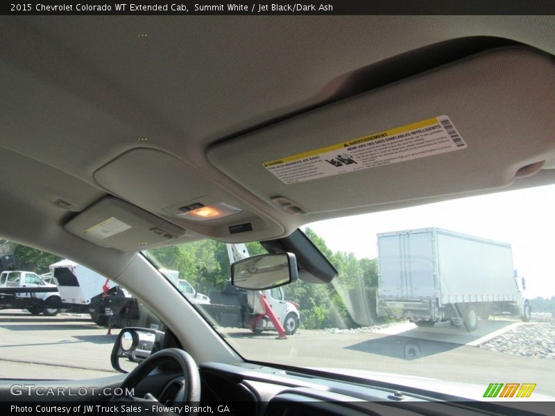 Summit White / Jet Black/Dark Ash 2015 Chevrolet Colorado WT Extended Cab