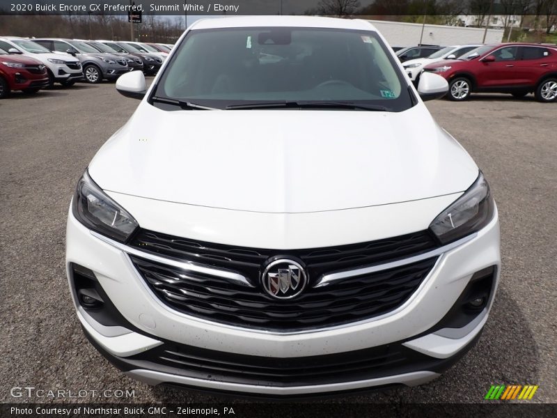 Summit White / Ebony 2020 Buick Encore GX Preferred