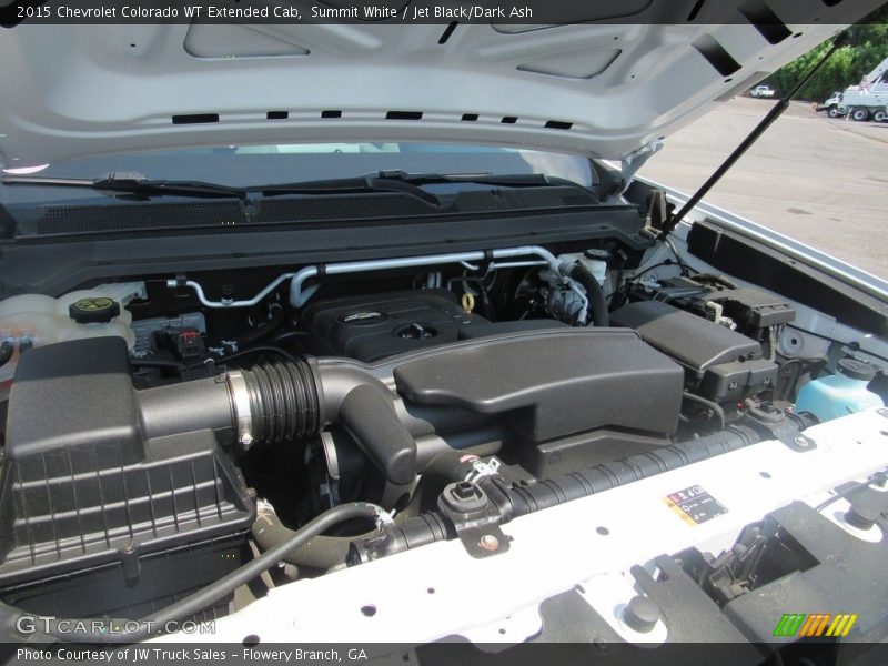 Summit White / Jet Black/Dark Ash 2015 Chevrolet Colorado WT Extended Cab