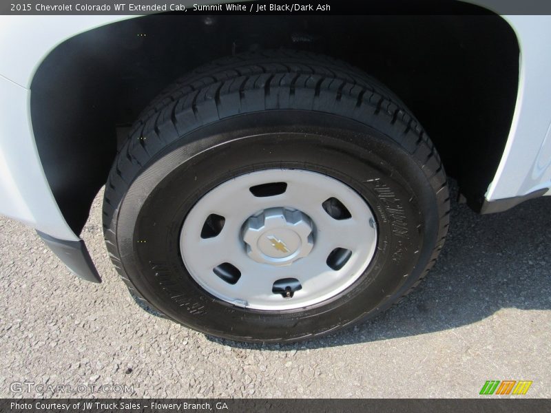 Summit White / Jet Black/Dark Ash 2015 Chevrolet Colorado WT Extended Cab