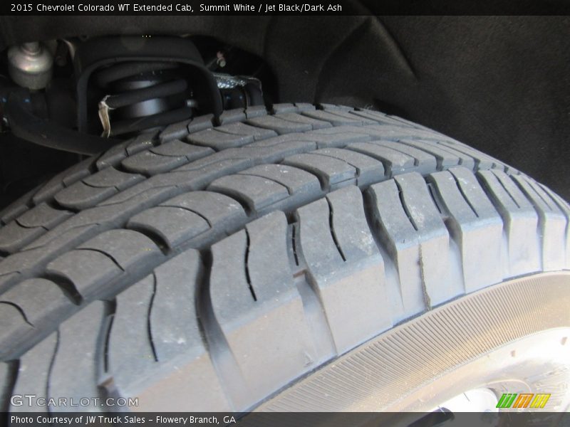 Summit White / Jet Black/Dark Ash 2015 Chevrolet Colorado WT Extended Cab