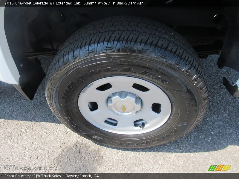 Summit White / Jet Black/Dark Ash 2015 Chevrolet Colorado WT Extended Cab