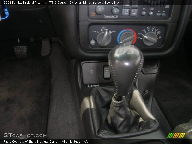 Collector Edition Yellow / Ebony Black 2002 Pontiac Firebird Trans Am WS-6 Coupe
