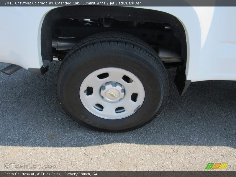 Summit White / Jet Black/Dark Ash 2015 Chevrolet Colorado WT Extended Cab