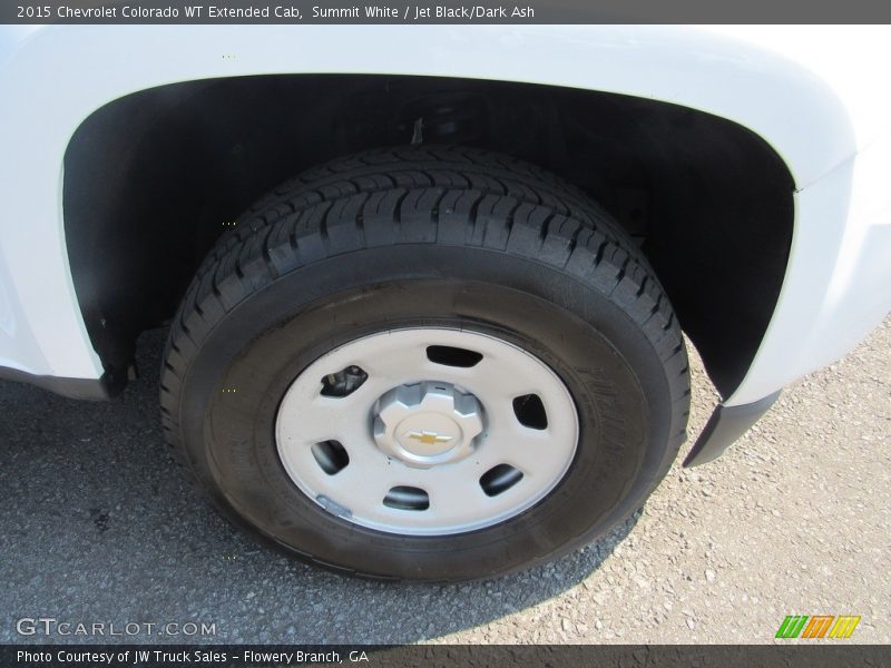 Summit White / Jet Black/Dark Ash 2015 Chevrolet Colorado WT Extended Cab