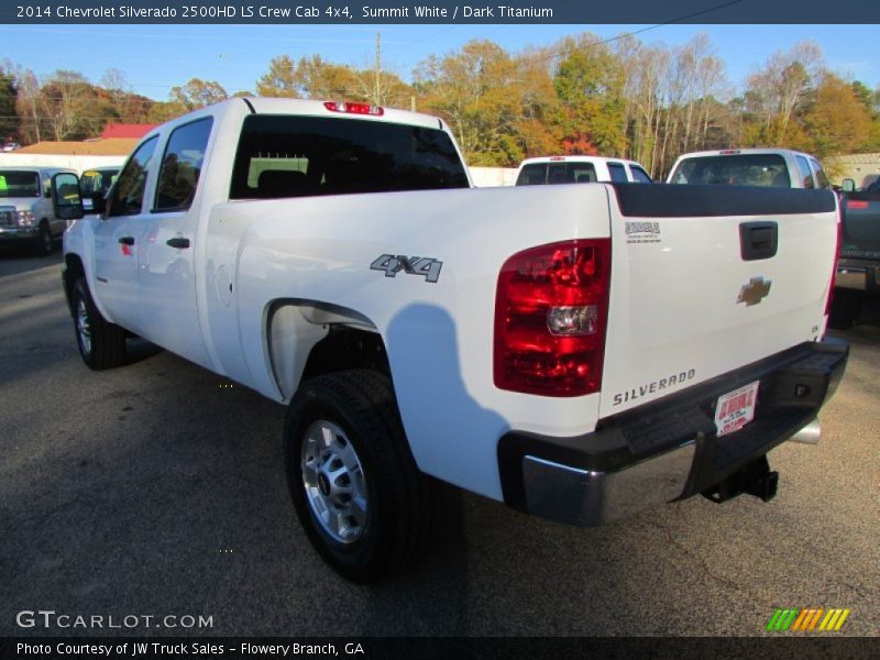 Summit White / Dark Titanium 2014 Chevrolet Silverado 2500HD LS Crew Cab 4x4