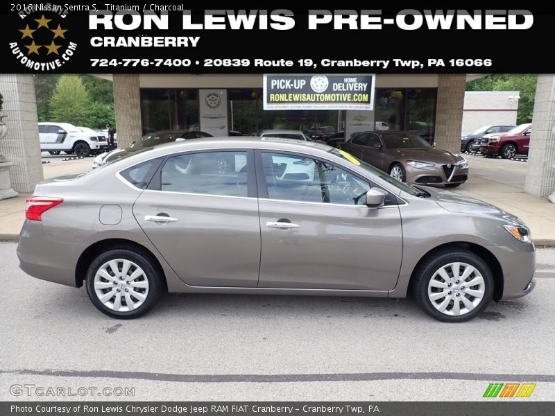Titanium / Charcoal 2016 Nissan Sentra S