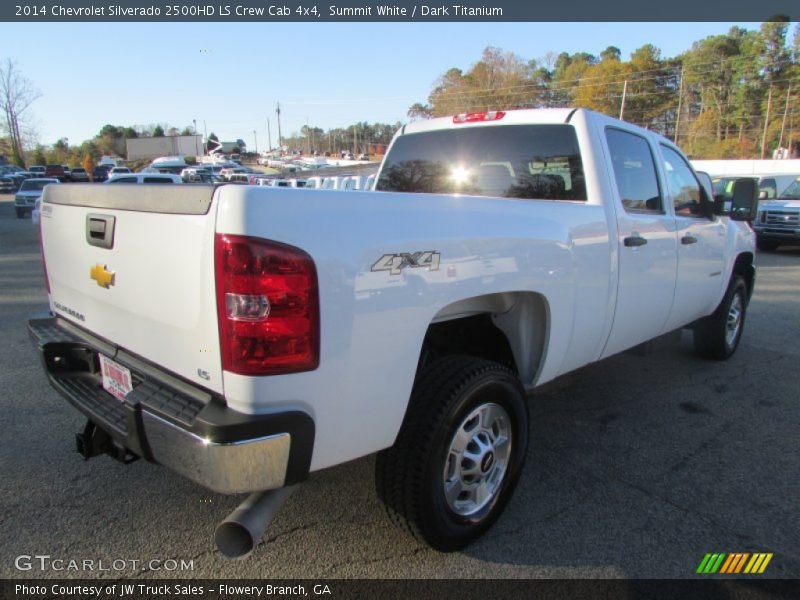 Summit White / Dark Titanium 2014 Chevrolet Silverado 2500HD LS Crew Cab 4x4