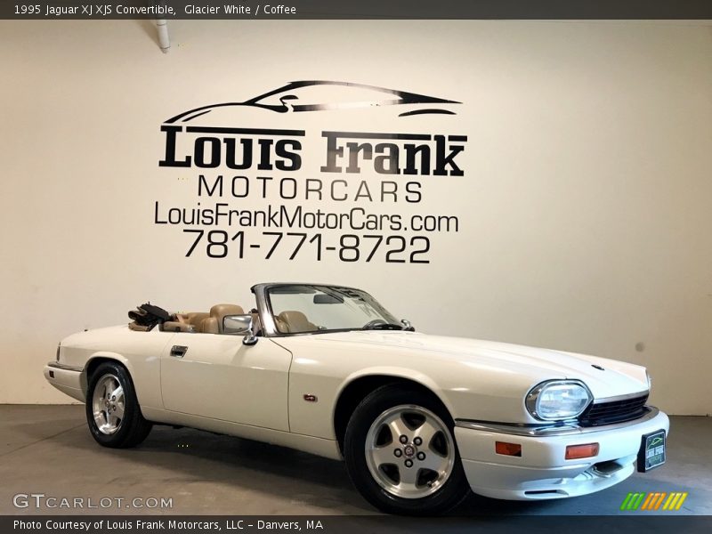 Glacier White / Coffee 1995 Jaguar XJ XJS Convertible