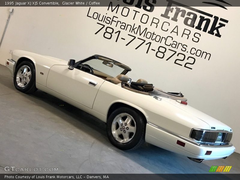 Glacier White / Coffee 1995 Jaguar XJ XJS Convertible